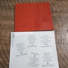 New Stampin    Up Stacks Of Wishes Rubber Stamps Set Retired Life Event Sentiments