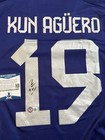 Sergio Aguero Signed Argentina Adidas Jersey 2022 World Cup Beckett Coa  029 