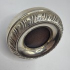 Vintage Miniature Round Photo Picture Frame  900 Silver 2 Inches