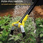 42   Scuffle Garden Tool Stirrup Hula Hoe For Removing Weed Loose Soil Lawn Land