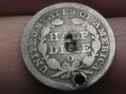 1850 O Seated Liberty Half Dime- New Orleans  Good Details