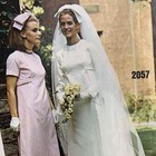 Vintage Vogue Bridal 2057 Wedding Dress Sewing Pattern 12 Uncut