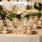 Rechargeable Flameless Tea Lights Candles With Charging Station 6pcs Battery    