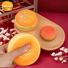Squishy Hamburger Stress Ball Autism Sensory Toy Anxiety Stress Relief Fidget 