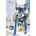 Artificial Wedding Bouquet Bridal Flowers Bridesmaid Decor Floral Arrangement Us
