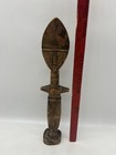 Vintage African Ghana Ashanti Fertility Doll Hand Carved Wood Statue Figure 18 