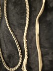 Leather  9ft  Long Braided Black   White Bull Whip  indiana Jones Style  