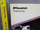 Vintage 1986 Bf Goodrich Porsche 962 Los Angeles Ford Grand Prix Media Press Kit