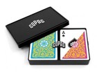 Copag Neoteric 100  Plastic Playing Cards - Poker Size Regular Index Pink yellow
