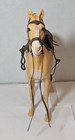 Vintage 1960s Marx Johnny West Palomino Horse With Saddle Toy Figure