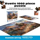 1000 Piece Jigsaw Puzzle Wild West Cowboy Vintage Frontier Scenery Art Decor 18