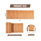 Tatuo 2 Pack Wooden Garden Pathway  8 Ft L X 17 In W Roll Out Walkway Outdoor   