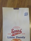Vintage Evans Quality Millers  galion  Ohio  Little Dandy Pastry Flour Bag  nos 