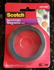Lot Of 6 Scotch 3m Magnetic Tape Rolls Permanent Adhesive 1 2  X 48  Nip Sealed