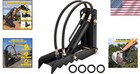 18  Heavy-duty Hydraulic Backhoe Thumb - Adjustable And Durable Steel Attachment