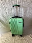 New Travelers Club Hardside Luggage 20  Mint Green Carry On Suitcase