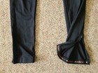 New Zero Bike Men s Cycling Tights Bike Padded Gel Zippers Size Large L Black 