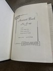 Vintage Record Book Account Ledger Blank Lined 150 Pg Journal Log Guest Set Prop