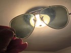 Authentic Bausch   Lomb Vintage Ray Ban Aviator Shooter Sunglasses W case 