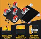 Kit De Elevaci  n De Muebles Para Mover  Capacidad M  xima De 2000 Lb  6 3 Pulgada
