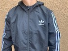 Adidas Originals Boy s Trefoil Adicolor Windbreaker Full Zip Jacket Fl8527 Large