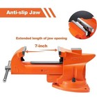 Pony 5-inch Bench Vise Utility Combination Pipe Vise Heavy-duty 6614 Lbs Load