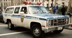 1990    s Vintage New York Nyc Transit Police Dept  License Plate Obsolete