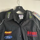 Vintage Nascar Pit Crew Official Button Up Shirt Sz Xl Rare Monster Offshore