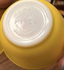 Complete Set Of 4 Vtg Pyrex Solid Yellow Mixing Nesting Bowls  401 402 403 404