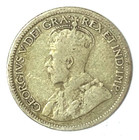 1918 Canada 10c Ten Cents Silver Coin Dime