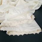 Vintage Replacement Hook   Loop Lace Trim With Bow Removable Wedding Dress Train