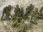 Vintage 1963 Marx Playset Toy Army Men Lot Of 22 Figures