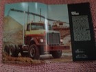 Vintage 1980 White Autocar Construcktor 2 Semi Truck Original Sales Brochure