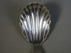 Antique Coin Silver Sugar Spoon 1830 Farrington   Hunnewell Boston 20 4g   j3693