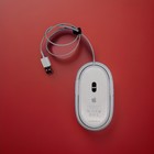 Apple A1152 Mighty Mouse W trackball - Original Wired Usb For Mac - Solid White