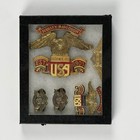 Vintage Harley Davidson Hog Pins Medallions Lot Eagle Usa V-twin Motorcycles