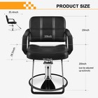 Classic Black Hydraulic Barber Chair Hair Styling Salon Beauty Spa Equipment