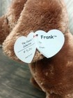 Ty Beanie Baby - Frank The Dachshund Dog  big Eyes  Classic Collection New