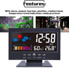 Led Digital Alarm Clock Snooze Calendar Thermometer Hygrometer Weather Display