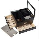 New Ashton Cigar Humidor   Valet - Holds Cigars  Boveda Packs  Watch  Jewelry  