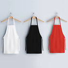 12 Pack Of Kitchen Aprons - Full Bib Size Polyester Apron - Black Red Or White
