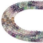 Gradient Fluorite Faceted Cube Beads Size 4-5mm 15 5   Strand  4-5mm 