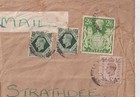 Ww2 Palestine Kgvi  4 Shillings 5d Registered Airmail Censored - Military Mail