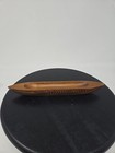 Wooden Hand Carved Canoe Rotorua New Zealand