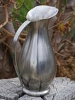 Vintage Royal Holland K m d  Pewter Large 11  Pitcher Made In Holland 1950 s