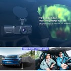 Toguard Dual Dash Came 1080p Front And Inside Car Camera Night Vision 64g Card