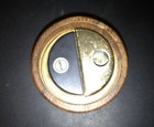 Vintage Lazercraft 3  Walnut Wood Tabletop Butane Goose Lighter 