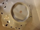 Vtg R s  Prussia Decorative Porcelain Bowl Eyelet Edge Floral   Gold Details 