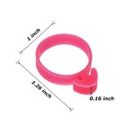 30 Pcs Pastry Bag Ties  Silicone Icing Reusable Piping 5 Color 