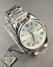 Akribos Xxiv Ak1056ss Mens Date Silver Dial  Case   Band Band 41mm Free Shipping